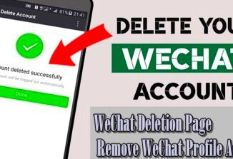 Delete WeChat Account Immediately image