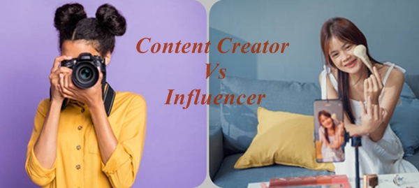 Content Creator Vs Influencer Image